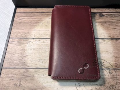 Cover per iPhone X/XS di OM Collection by Andrea Masotti in cuoio e pelle fatta a mano