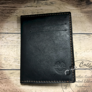 Porta carte di credito Credit card holder in pelle di struzzo fatto a mano di OM Collection by Andrea Masotti