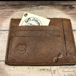 Portafoglio portadocumenti Document wallet in pelle e cuoio fatto a mano di OM Collection by Andrea Masotti