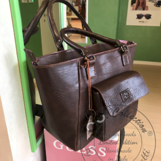 Borsa da Donna in pelle e cuoio fatta a mano