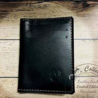 Porta carte di credito con fermasoldi Credit card holder with money clip in pelle di struzzo fatto a mano di OM Collection by Andrea Masotti cod.PCCLPCC27S$